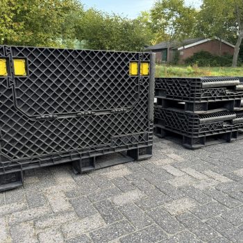 inklapbare kunststof palletbox 1200X1000X850mm klapboxen