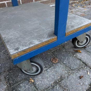 Magazijnwagen 3-delige verstelbare plateau degelijke wagen