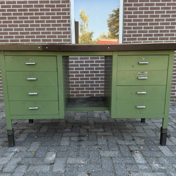 Robuuste industriëlen werkbank met lades nieuw werkblad