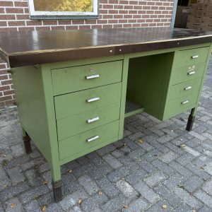 Robuuste industriëlen werkbank met lades nieuw werkblad