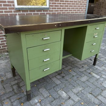Robuuste industriëlen werkbank met lades nieuw werkblad