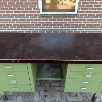 Robuuste industriëlen werkbank met lades nieuw werkblad