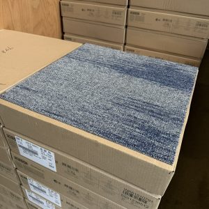 Desso tapijttegels Essence Structure 9507 blauw/grijs 50x50cm nieuw