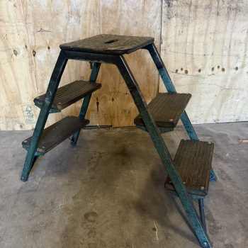 Industrieel vintage magazijntrap 2-zijdig