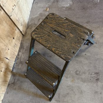 Industrieel vintage magazijntrap 2-zijdig