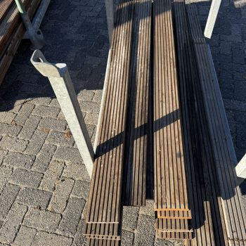 Vlonderplank Bangkirai vlonders hardhout gesorteerd