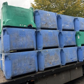 Sterke kunststof palletboxen – Saeplast 630 Tub! Metaal, opslag, oud ijzer