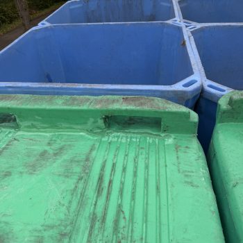 Sterke kunststof palletboxen – Saeplast 630 Tub! Metaal, opslag, oud ijzer