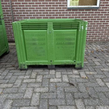 Geperforeerde kunststof palletbox hooibox, slowfeeder, fruit