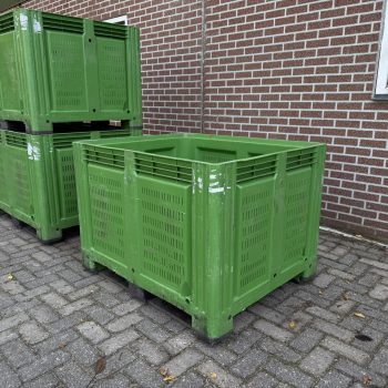 Geperforeerde kunststof palletbox hooibox, slowfeeder, fruit