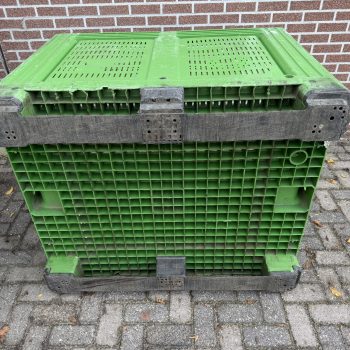 Geperforeerde kunststof palletbox hooibox, slowfeeder, fruit
