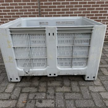 Geperforeerde kunststof palletbox hooibox, slowfeeder, fruit