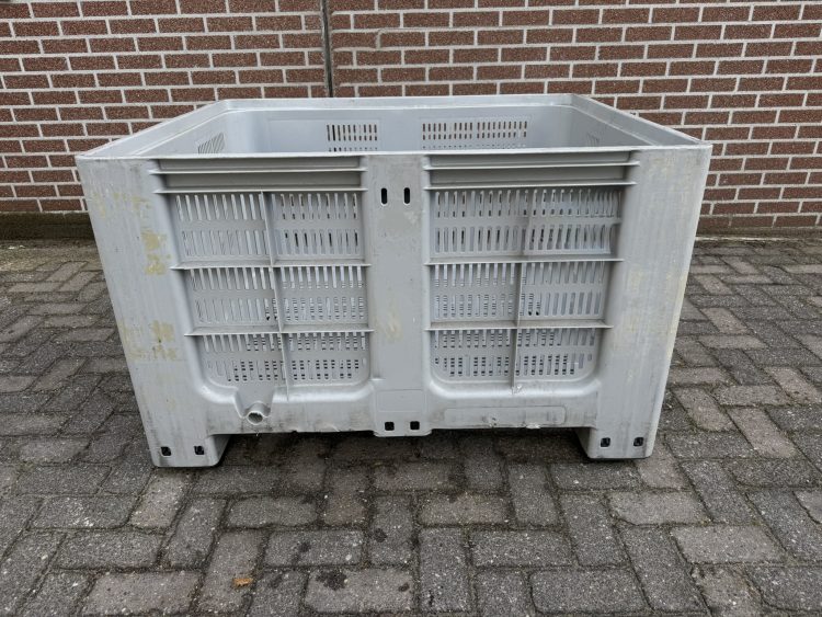 Geperforeerde kunststof palletbox hooibox, slowfeeder, fruit