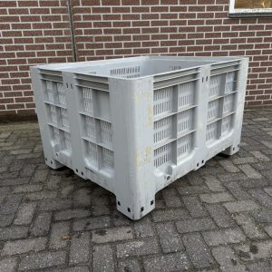 Geperforeerde kunststof palletbox hooibox, slowfeeder, fruit