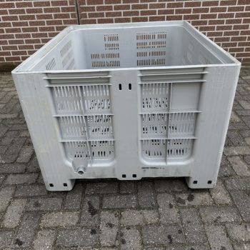 Geperforeerde kunststof palletbox hooibox, slowfeeder, fruit