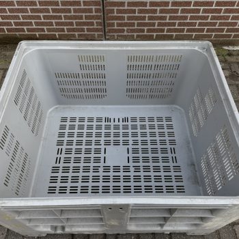 Geperforeerde kunststof palletbox hooibox, slowfeeder, fruit
