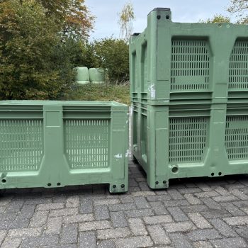 Geperforeerde kunststof palletbox hooibox, slowfeeder, fruit