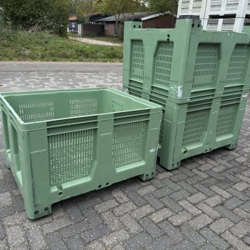 Geperforeerde kunststof palletbox hooibox, slowfeeder, fruit