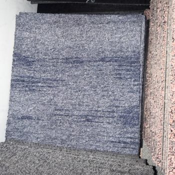 Partij Desso tapijttegels B-keus blauw 50x50cm nieuw #034