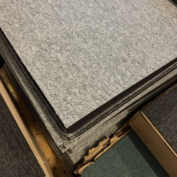Partij Desso tapijttegels B-keus grijs 50x50cm nieuw #037